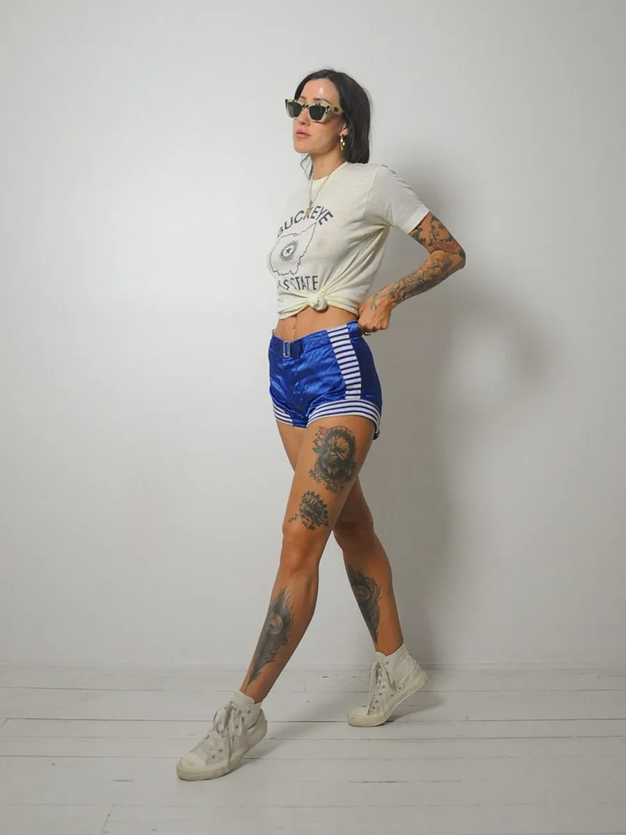 1950's Satin Basketball Shorts