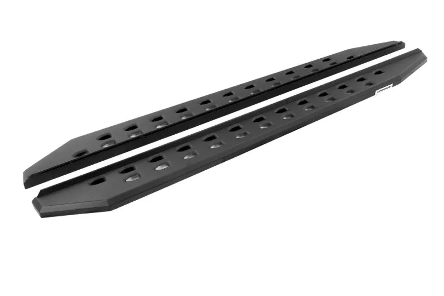 2021  Ford Bronco 2-Door Go Rhino RB20 Slim Line Running Boards - 57in, Boards Only, Bedliner Coating, Pair