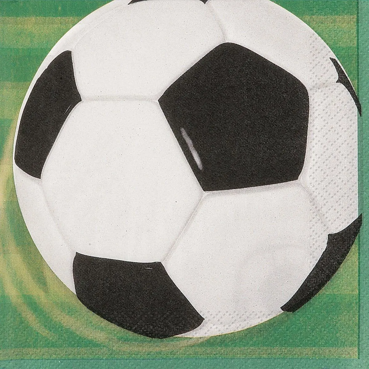 3D Soccer Beverage Napkins, 16 per Package