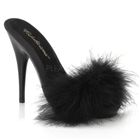 5" Heel POISE-501F Black Fur