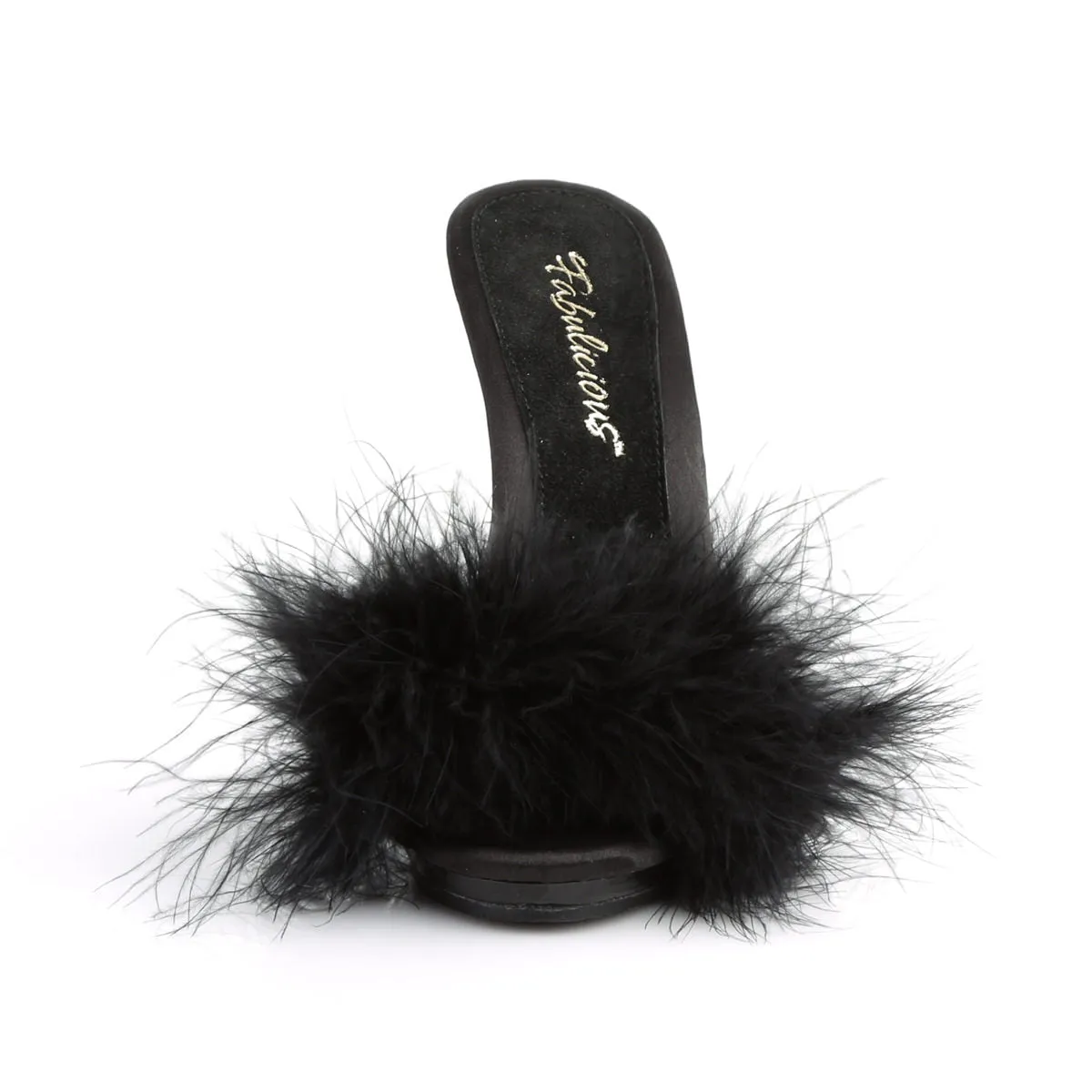 5" Heel POISE-501F Black Fur