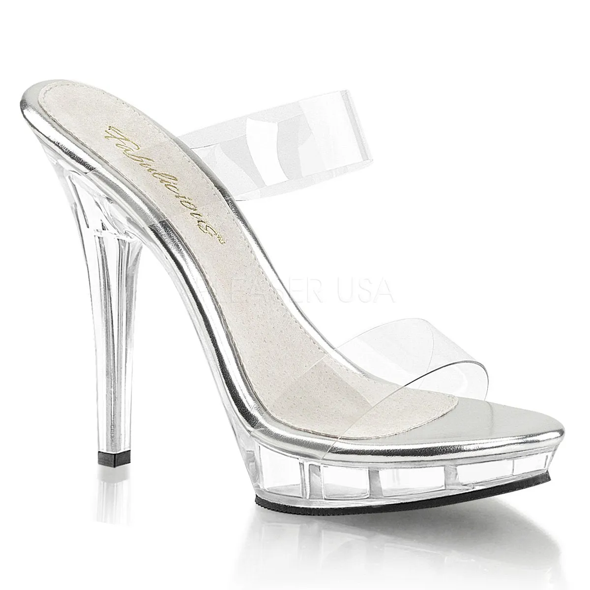 5" Stiletto Heel Mini-Platform Slide (LIP-102-1)