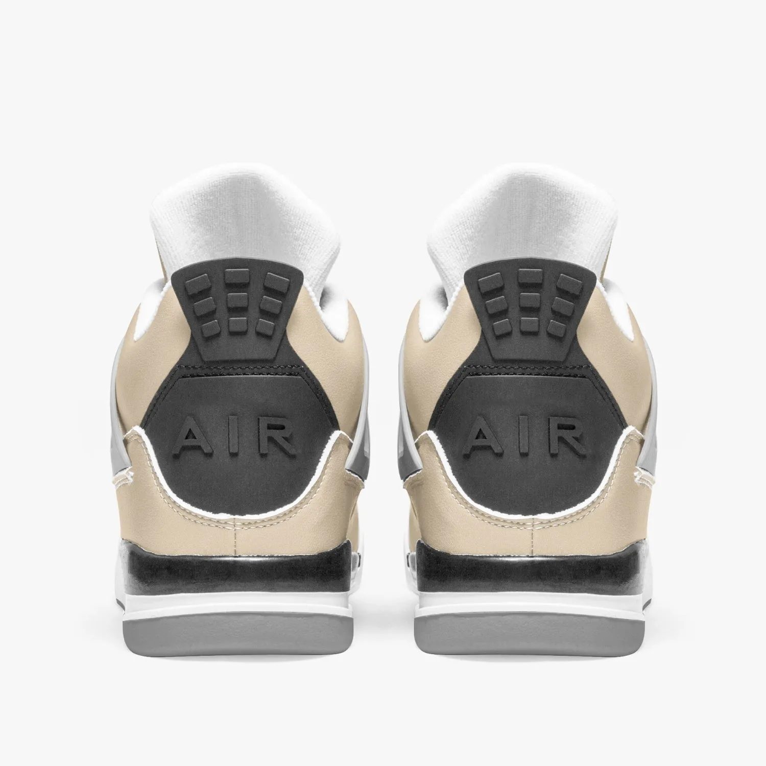 699. AJ4 Basketball Sneakers -Grey Sole