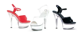 6" Stiletto Clear Platform (ES601-Juliet-C)