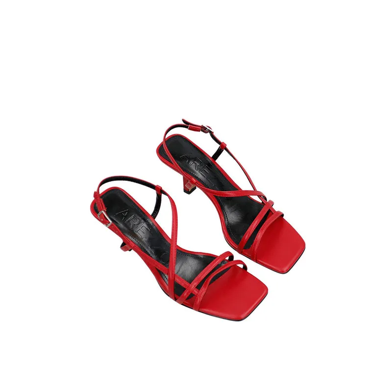 A1292200010004 Heels- Red