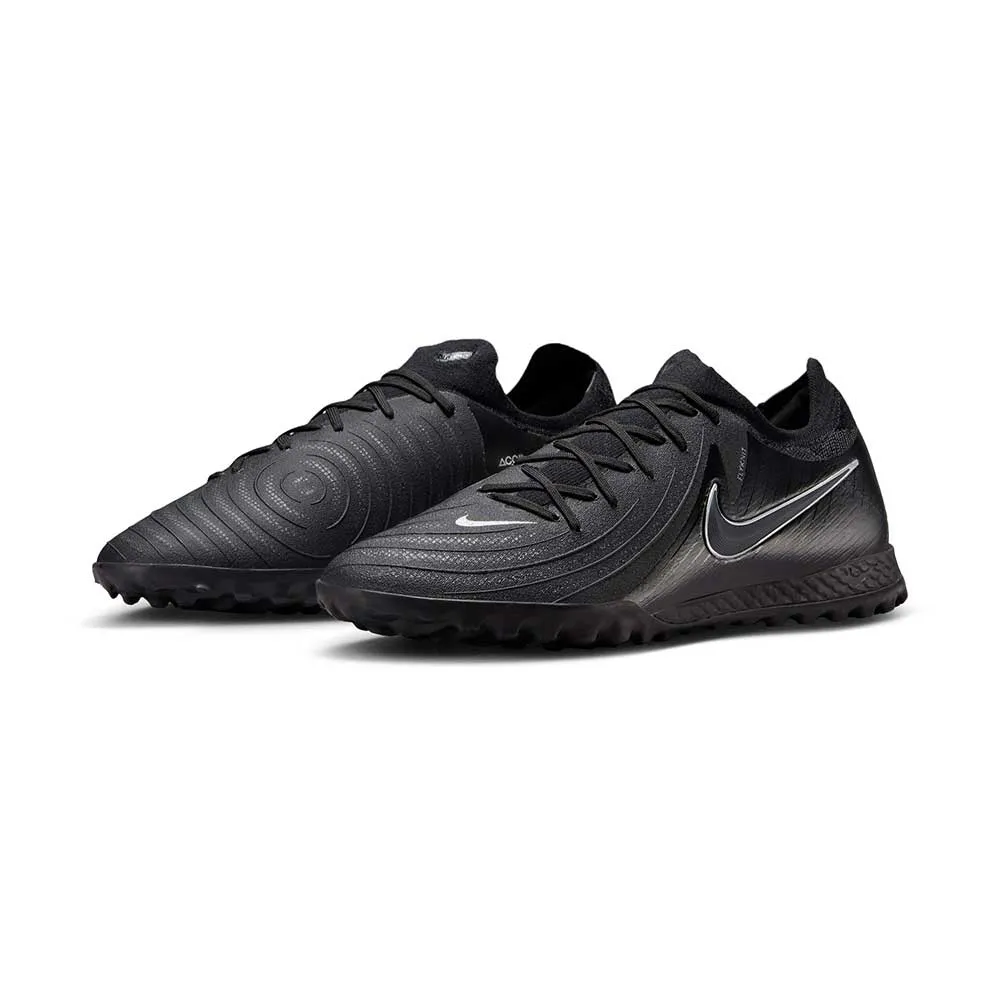 All Gender Nike Phantom GX 2 Pro TF Low-Top Soccer Shoes - Black/Black - Regular (D)