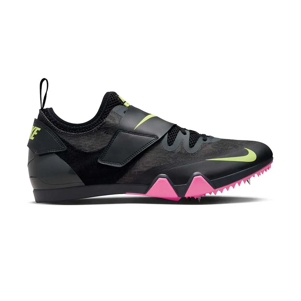 All Gender Nike Pole Vault Elite - Anthracite/Black/Light Lemon Twist/Fierce Pink- Regular (D)