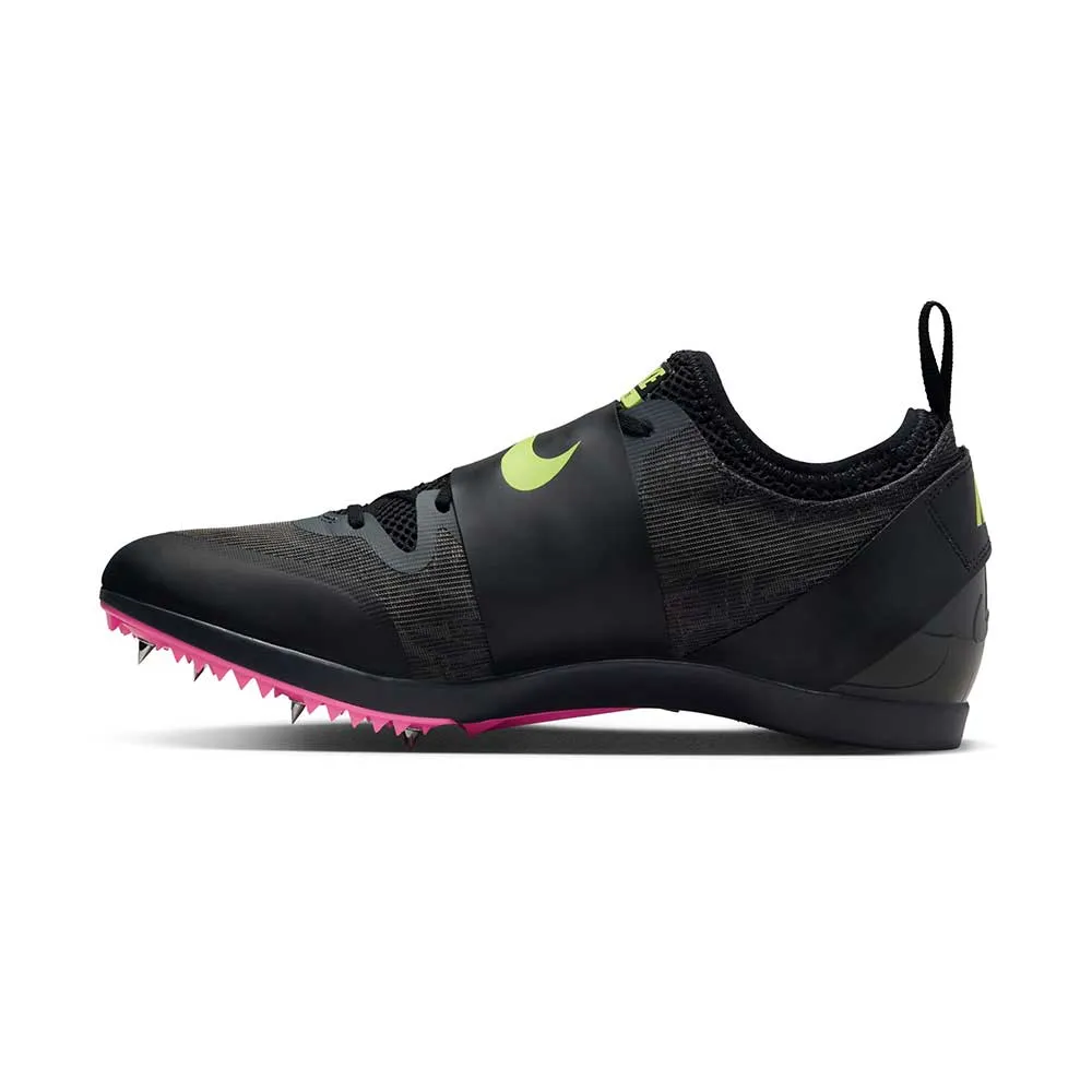 All Gender Nike Pole Vault Elite - Anthracite/Black/Light Lemon Twist/Fierce Pink- Regular (D)