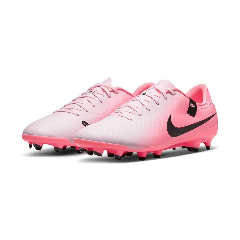 All Gender Tiempo Legend 10 Academy MG Soccer Cleat - Pink Foam/Black - Regular (D)