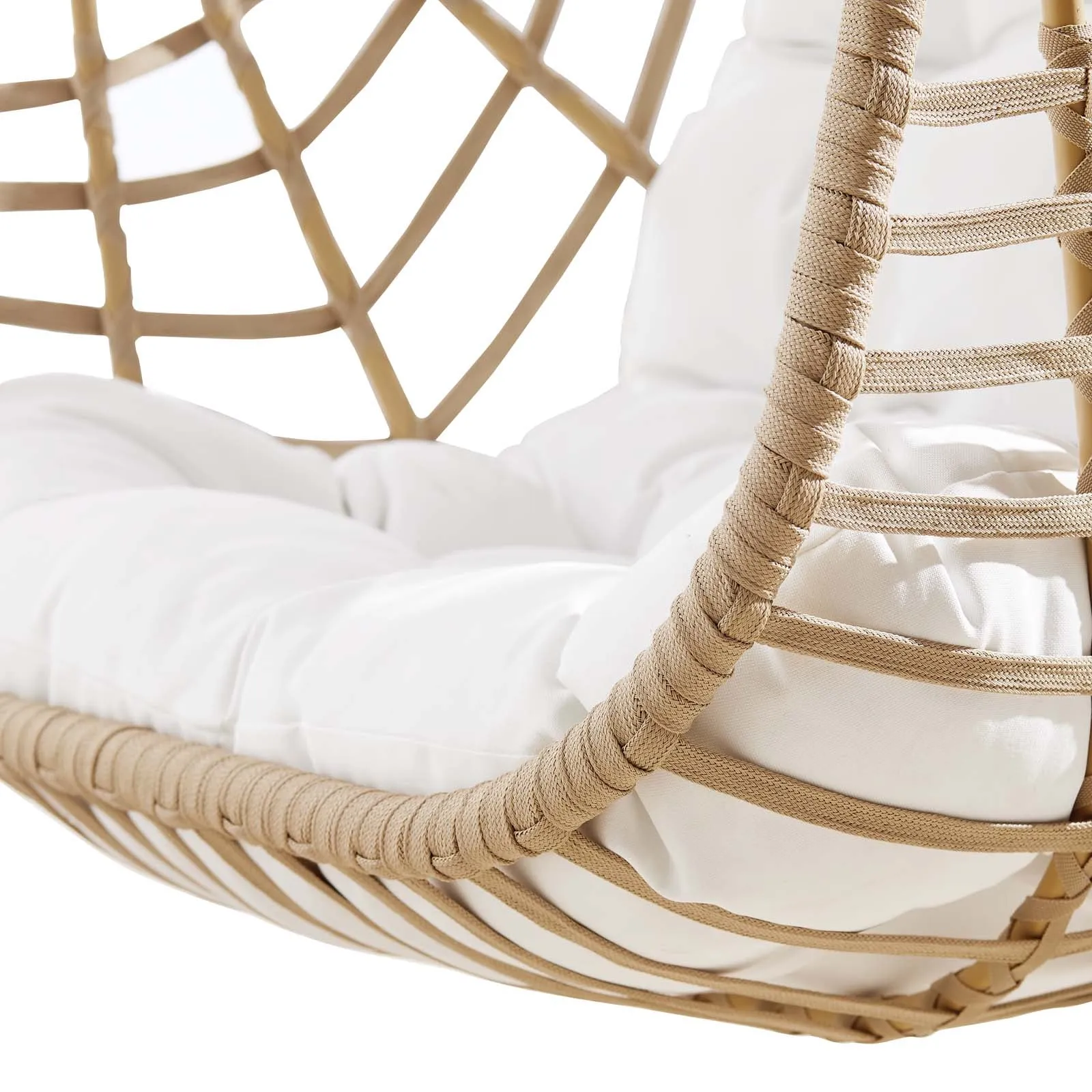 Amalie Wicker Rattan Outdoor Patio Rattan Swing Chair without Stand by Modway