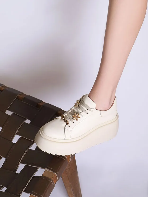 Amara Beige Casual Shoes