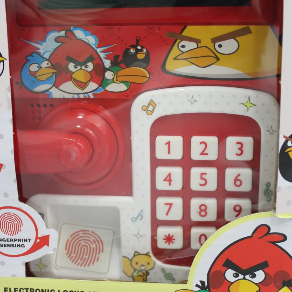 Angry Birds Secret Number Fingerprint Electronic Safe