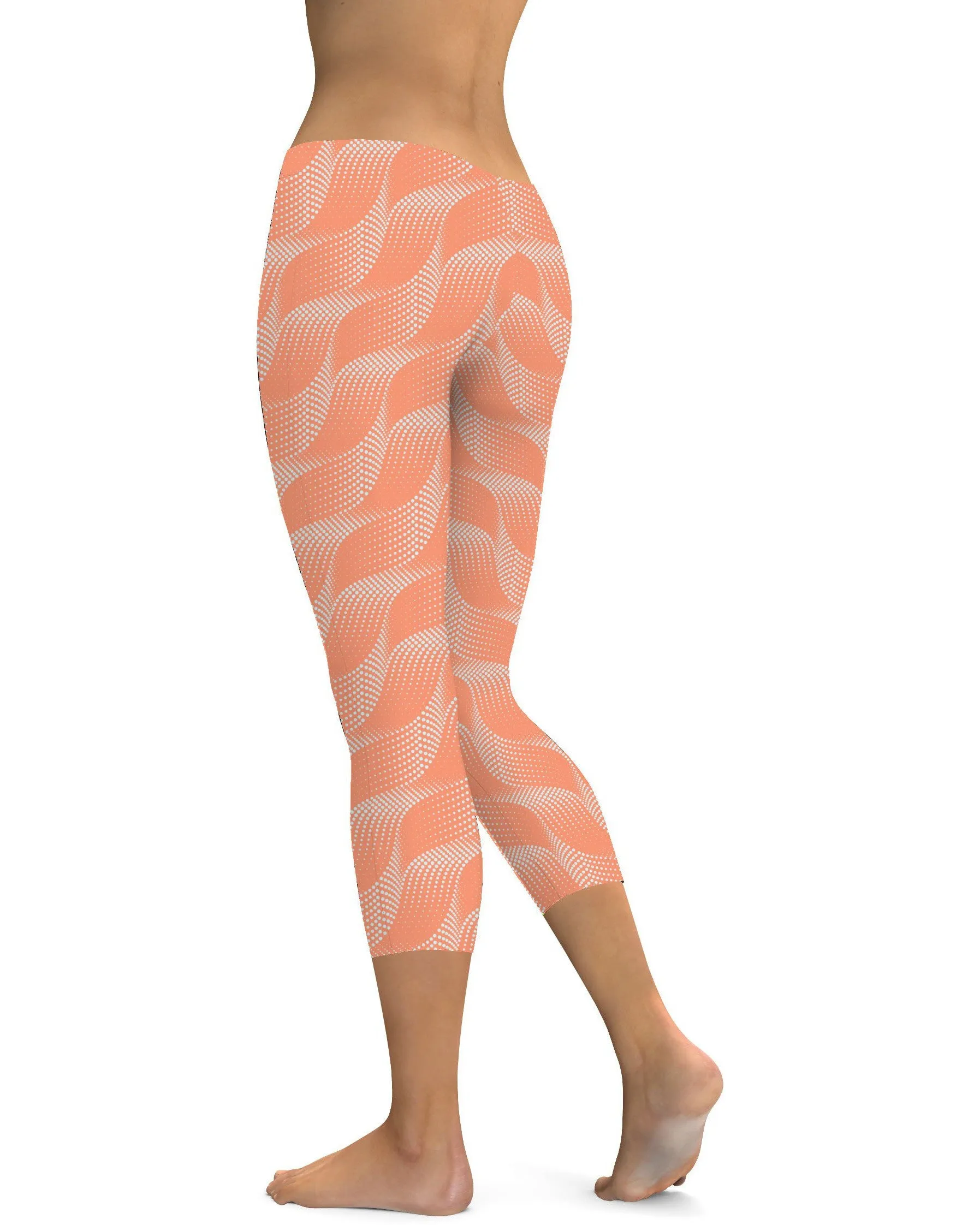 Apricot Wave Capris