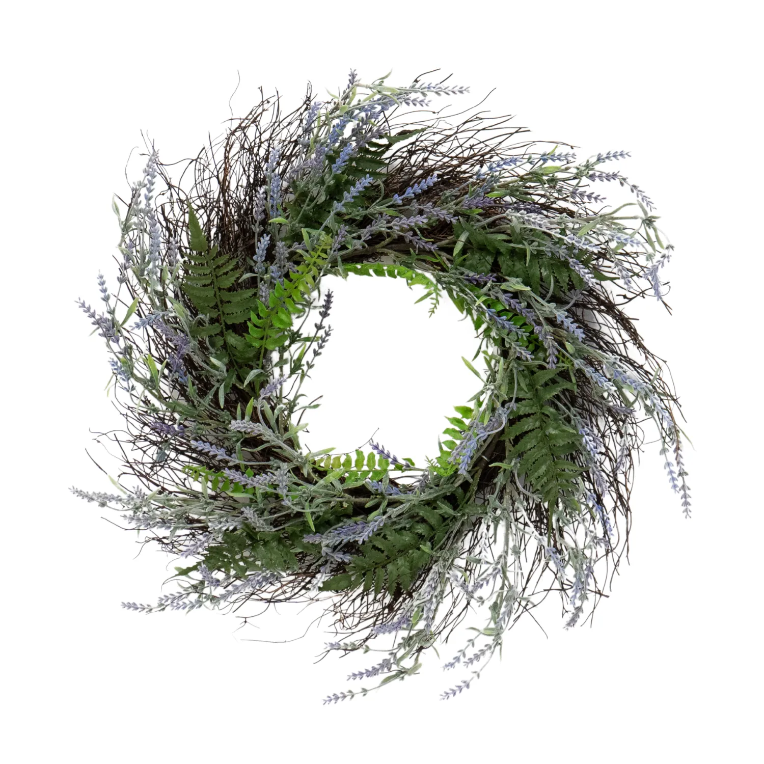 Artificial 24" Lavender Wreath