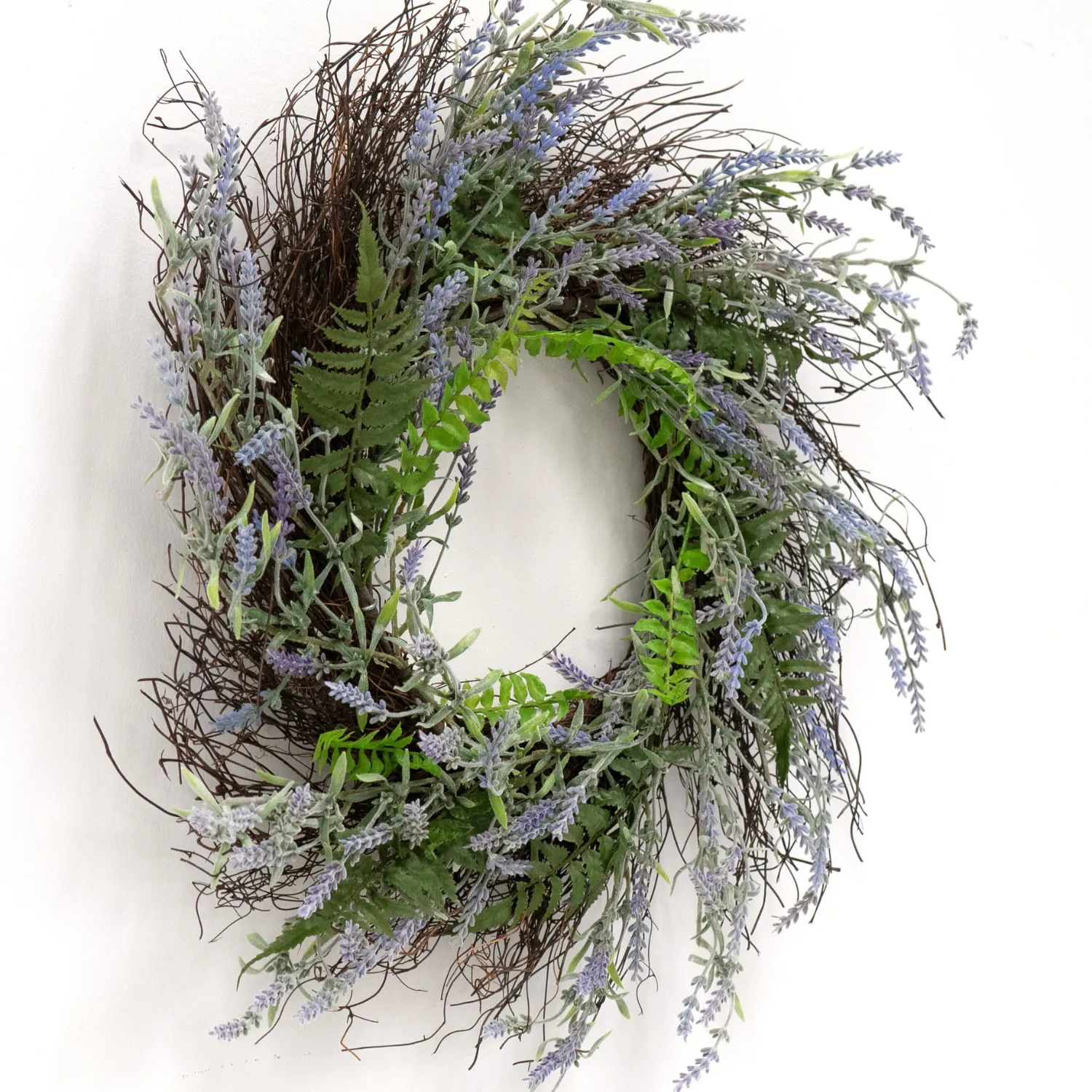 Artificial 24" Lavender Wreath