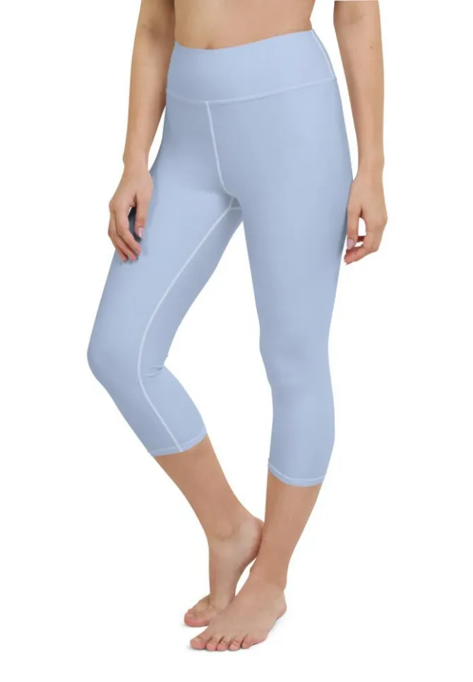 Baby Blue Yoga Capris