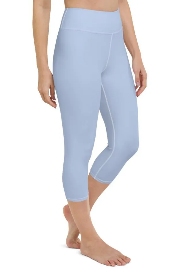 Baby Blue Yoga Capris