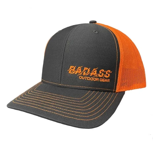 Badass Outdoor Gear Side Panel Logo Snap Back Trucker Hat