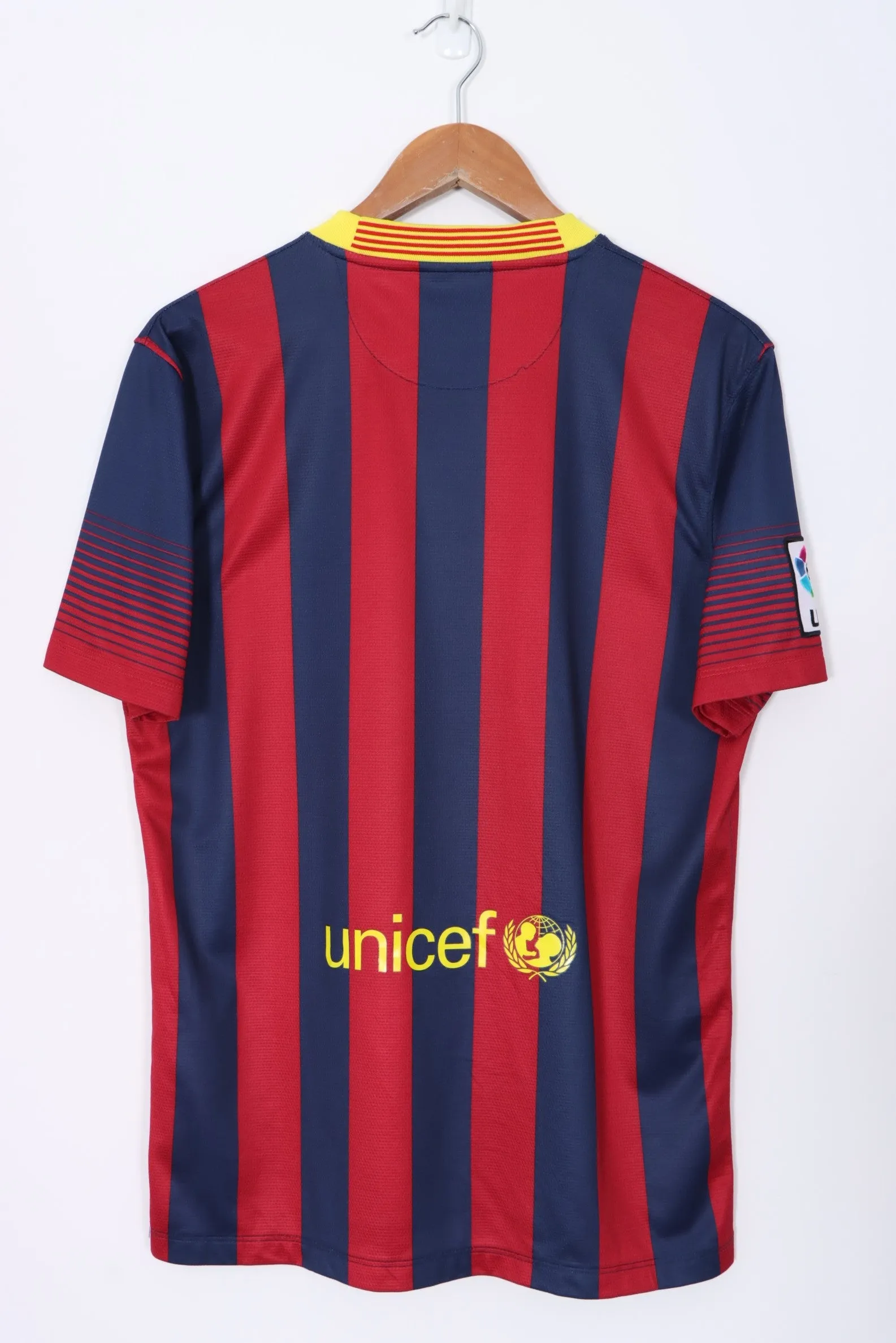 Barcelona 2013/2014 NIKE Home Soccer Jersey (M)