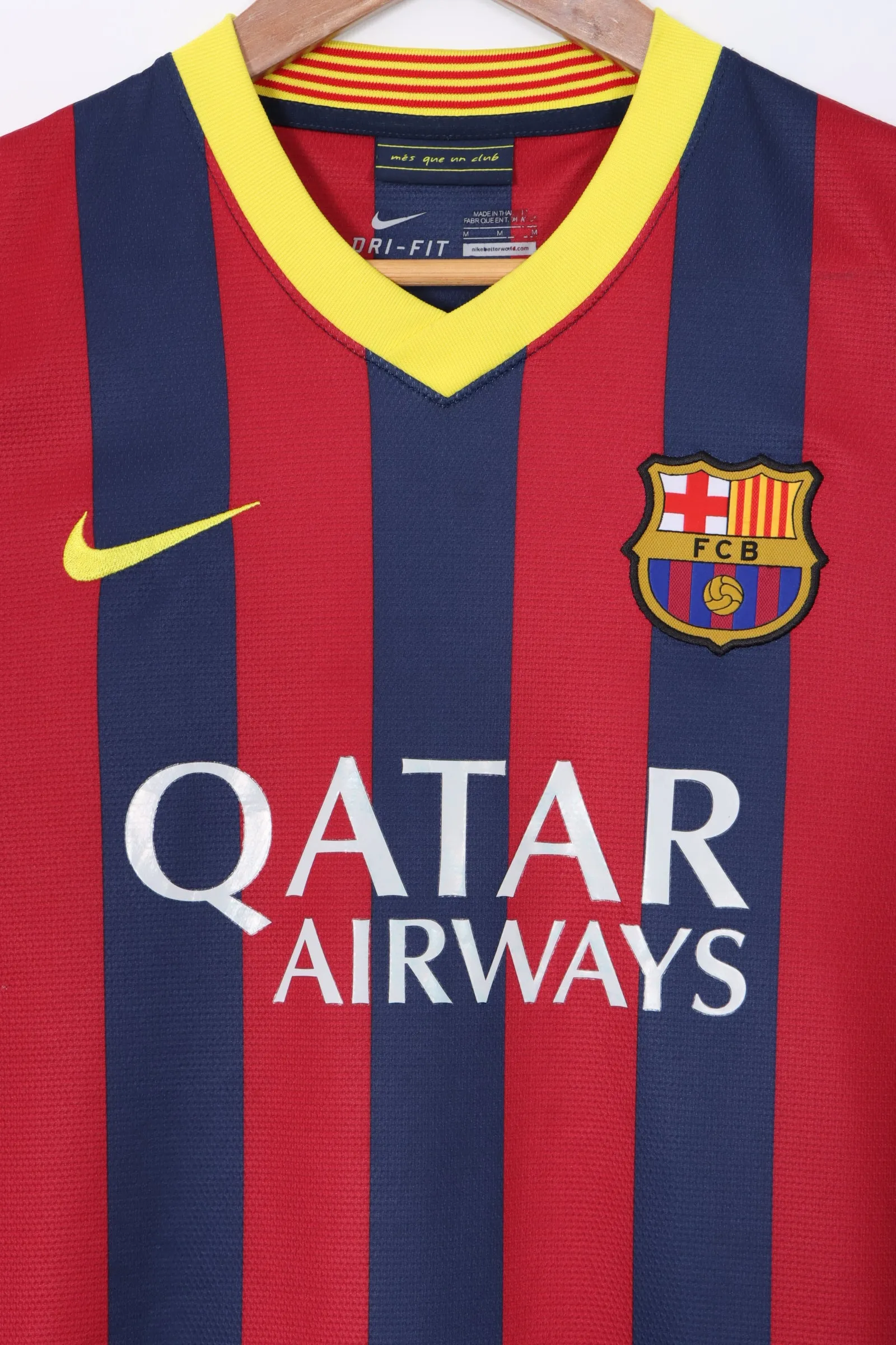 Barcelona 2013/2014 NIKE Home Soccer Jersey (M)