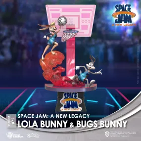 Beast Kingdom DS-072 Warner Bros. Space Jam A New Legacy: Lola Bunny & Bugs Bunny Diorama Stage D-Stage Figure Statue (Standard Version)