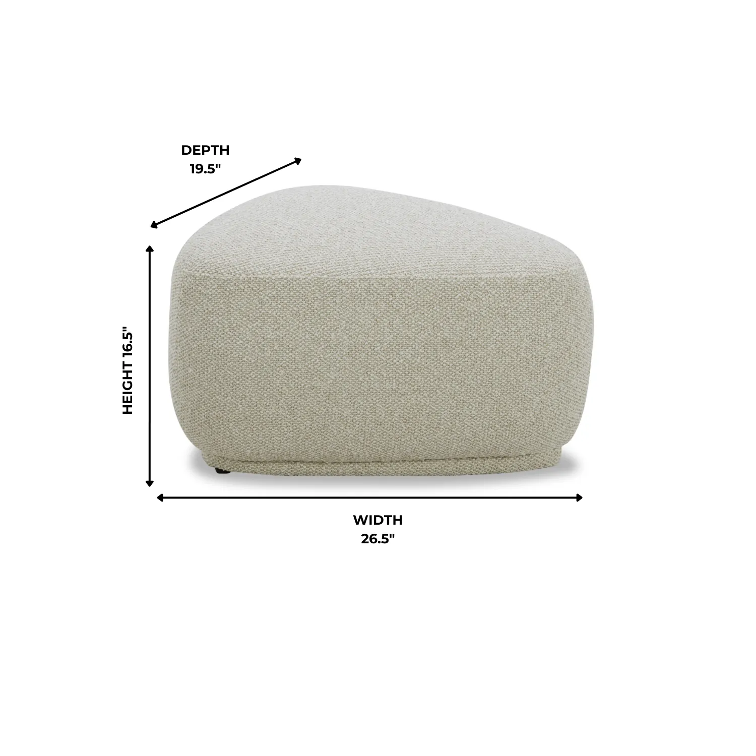 Bellwood Rock Ottoman