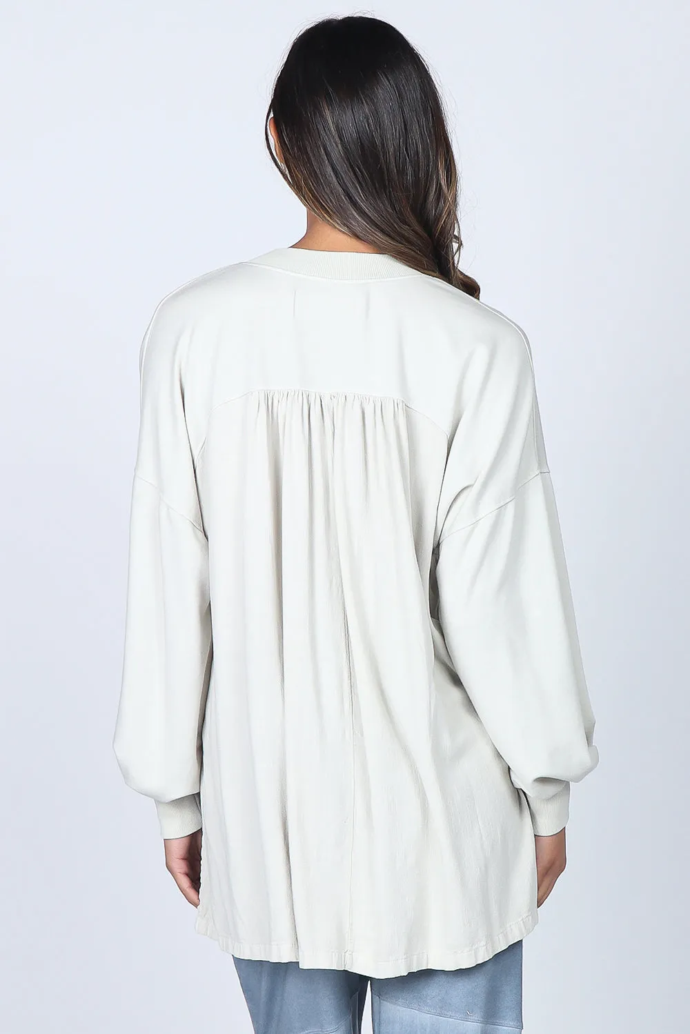 Bishop Sleeved Pleated Tunic