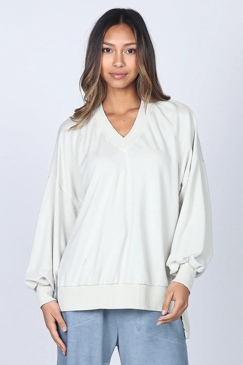 Bishop Sleeved Pleated Tunic