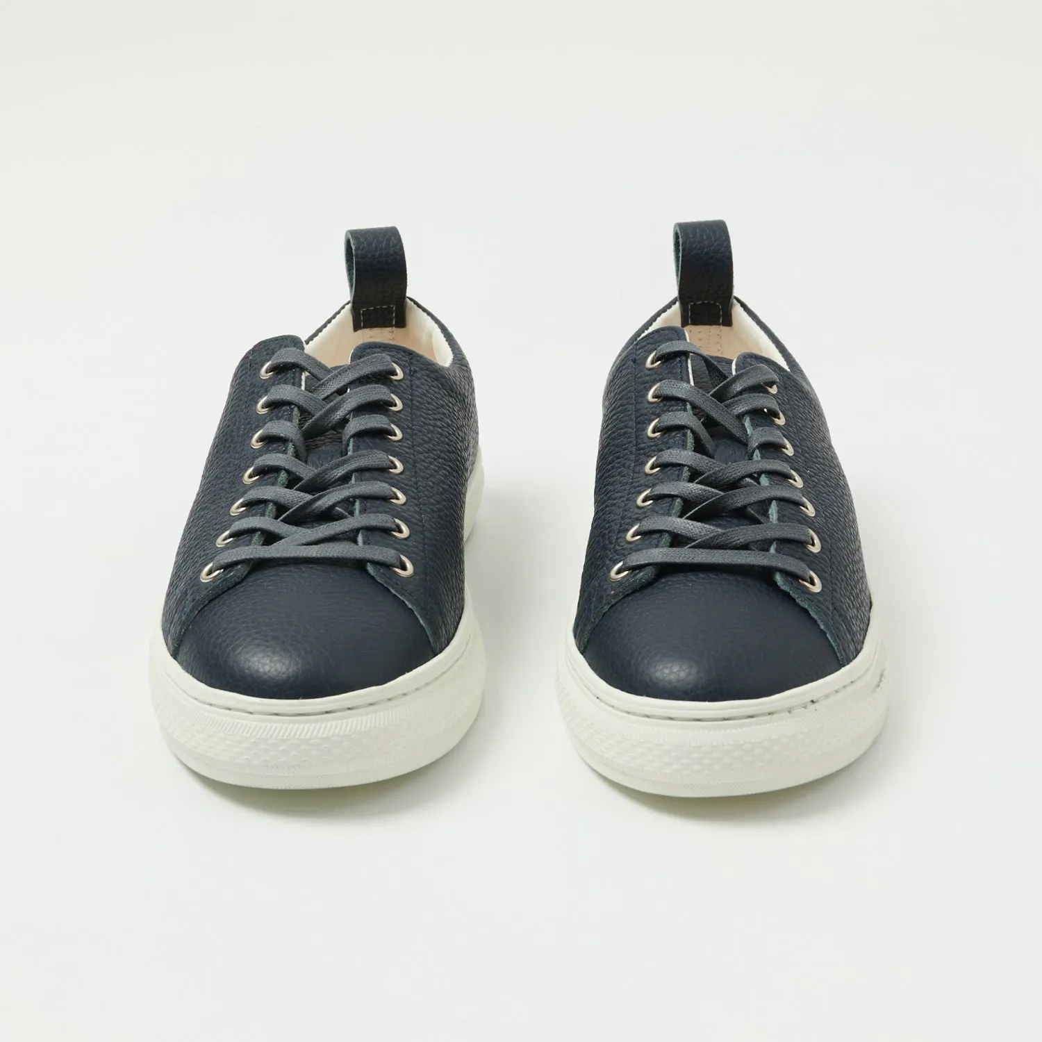 Buddy Bull Terrier Low Chubby Sneaker - Dark Navy Grain Leather