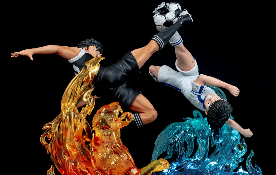 Captain Tsubasa - Tsubasa vs Hyuga (Atton vs Landers) 1/6 Scale Statue