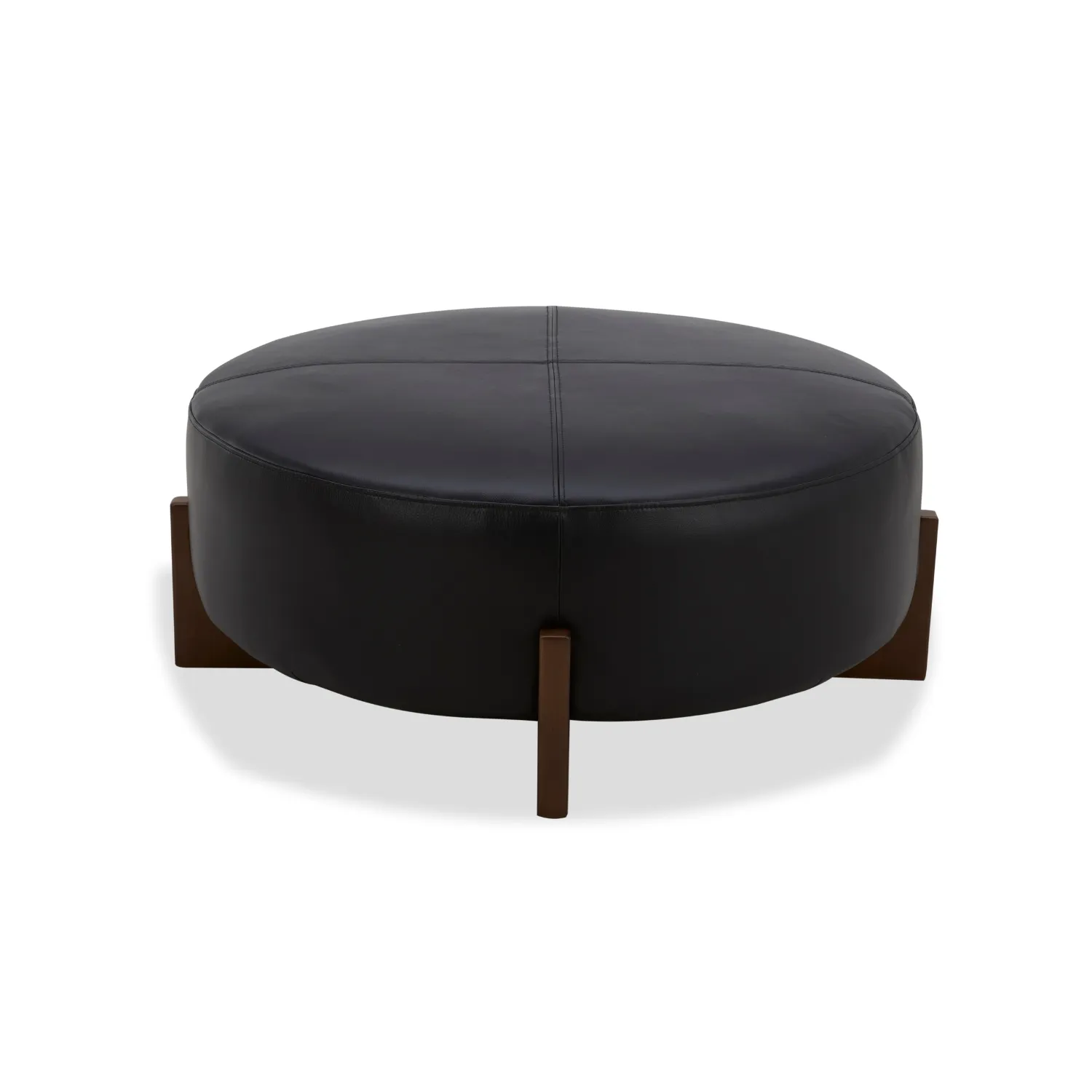 Carmen Leather Ottoman