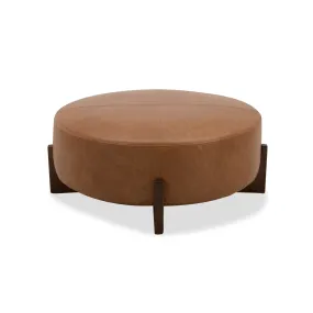 Carmen Leather Ottoman