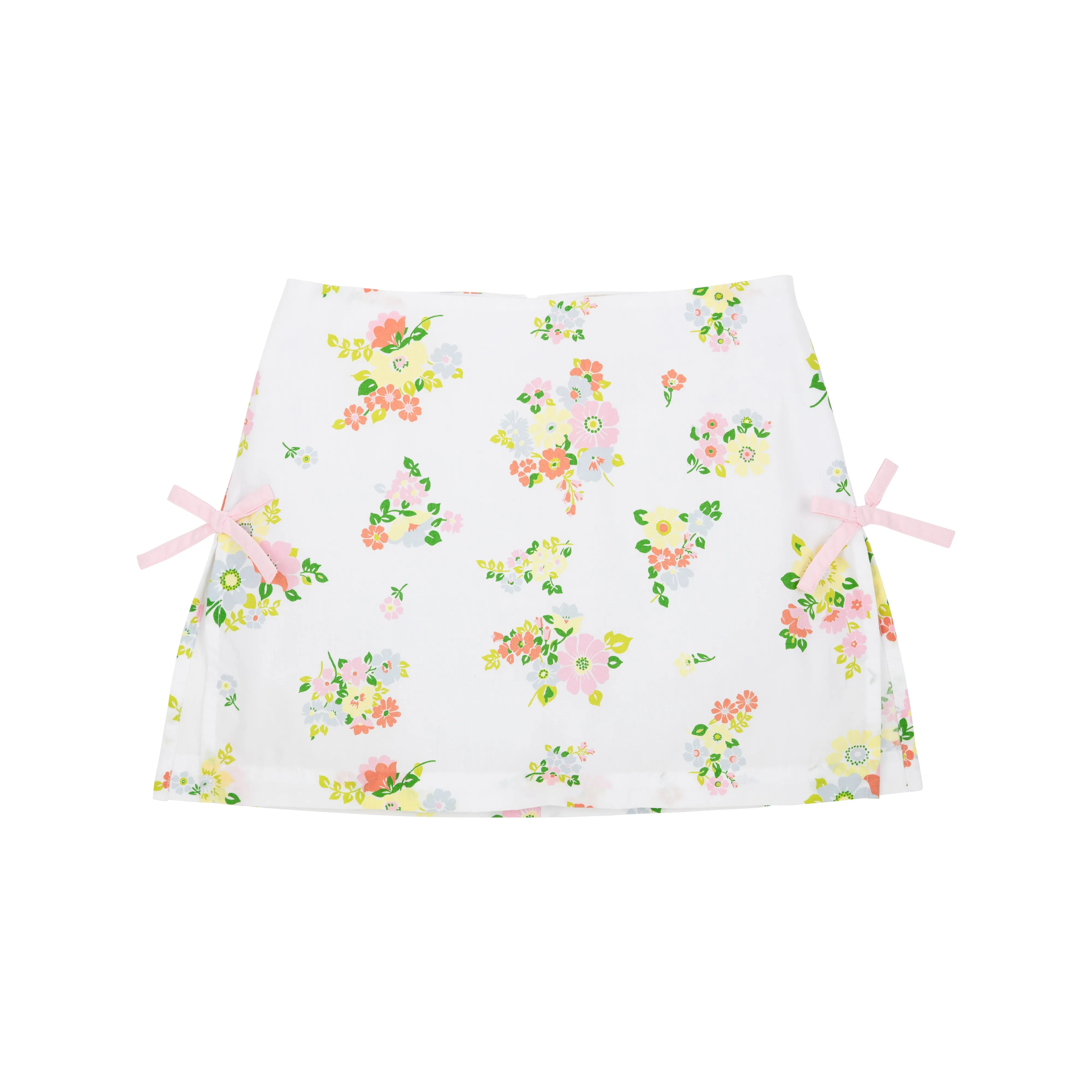 Clay's Club Skort - Biltmore Blooms with Palm Beach Pink