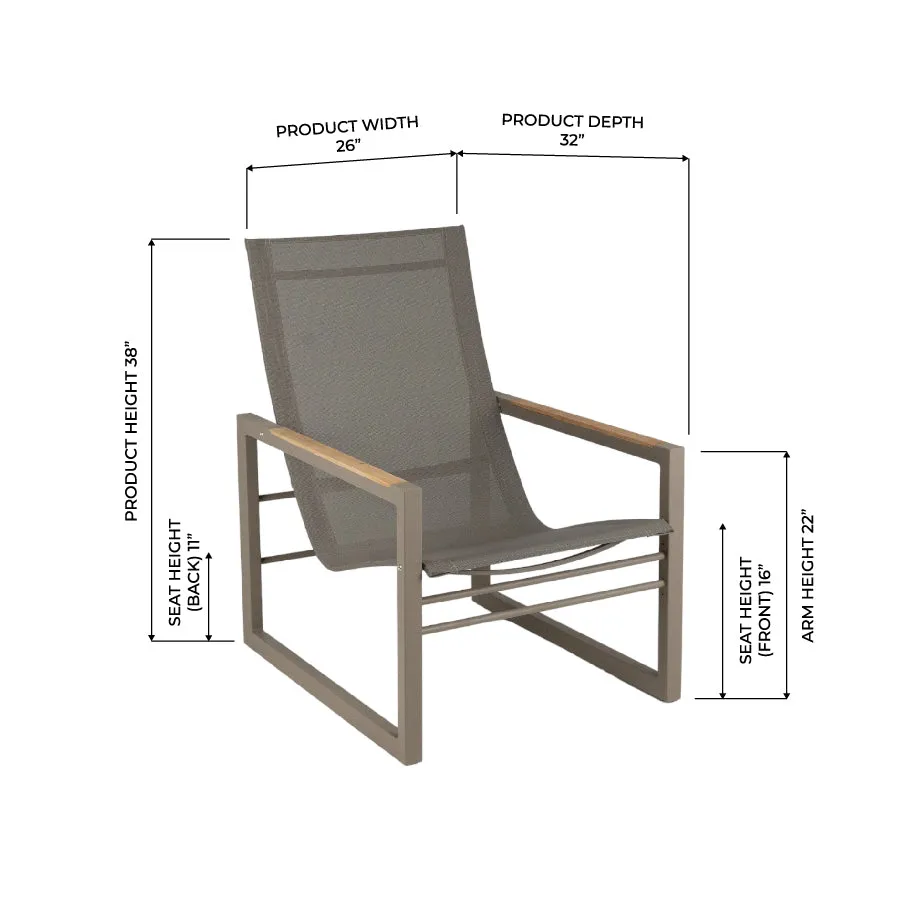 Cubic Relax Taupe Arm Chair