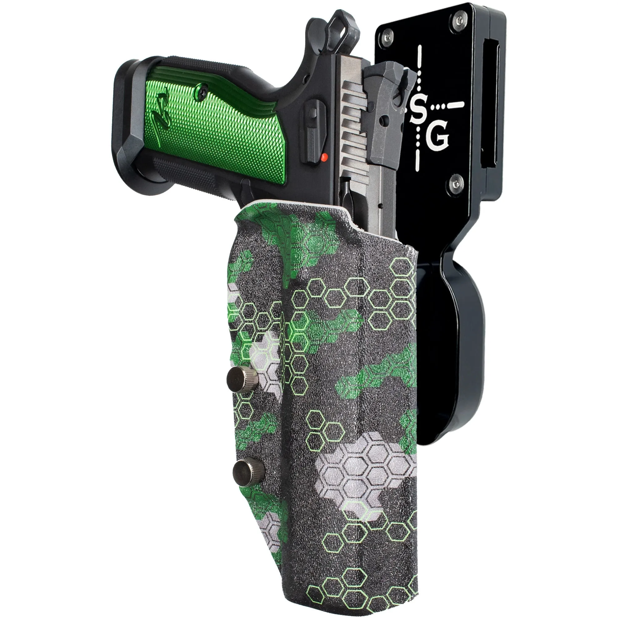 CZ Tactical Sport 2 Racing Green Pro Heavy Duty Competition Holster