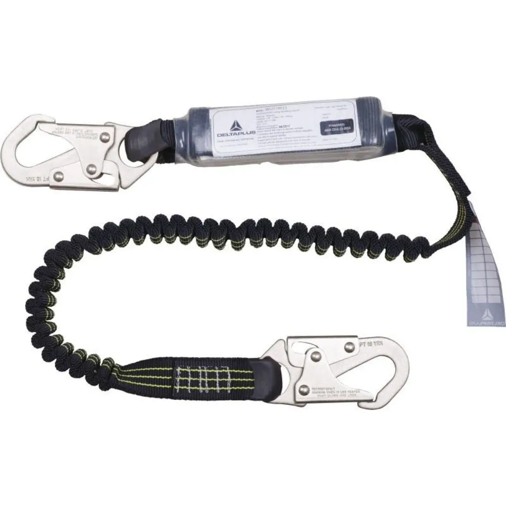 Delta Plus 6 FT Shock Absorbing Lanyard AN537180JJ