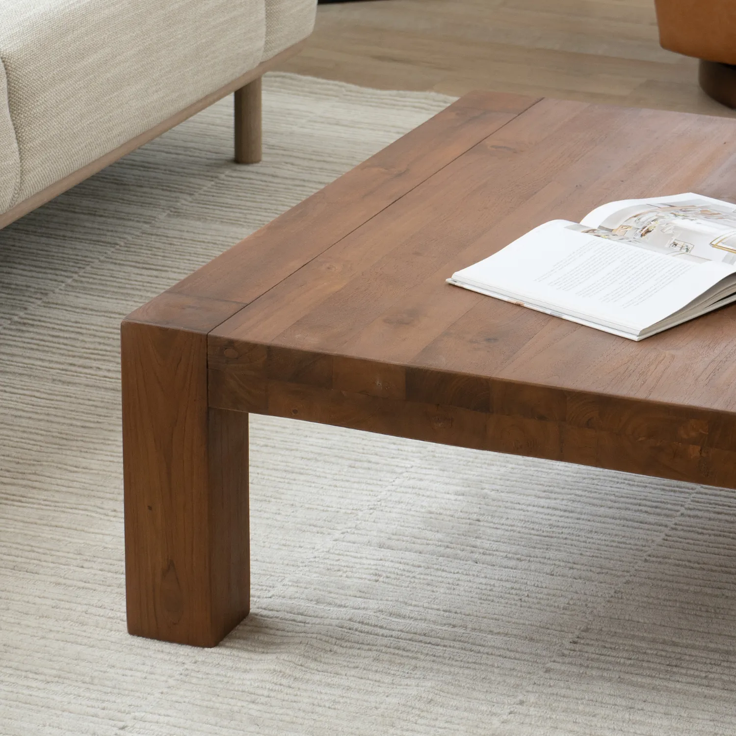 Denver Square Teak Indoor Coffee Table