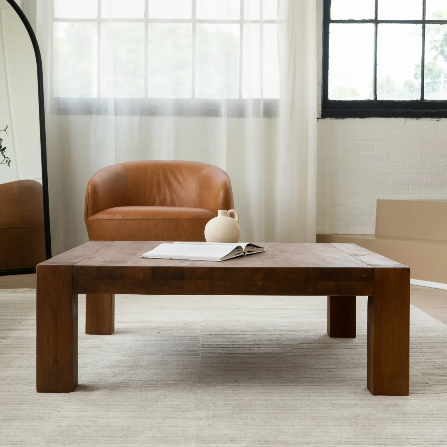 Denver Square Teak Indoor Coffee Table