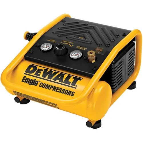 DeWALT D55140 1 Gallon 135 PSI Heavy-Duty Air Tool Trim Compressor - Electric