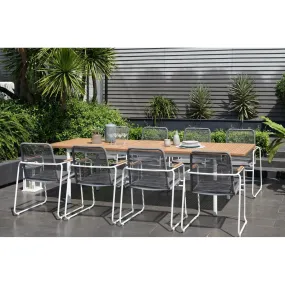 Edgartown Dining Table Euro-Design Extendable Outdoor (85-105")