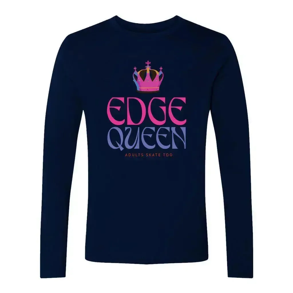 Edge Queen Unisex Cotton Long Sleeve Crew