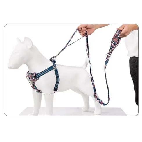 Floral Multi-Handle Leash