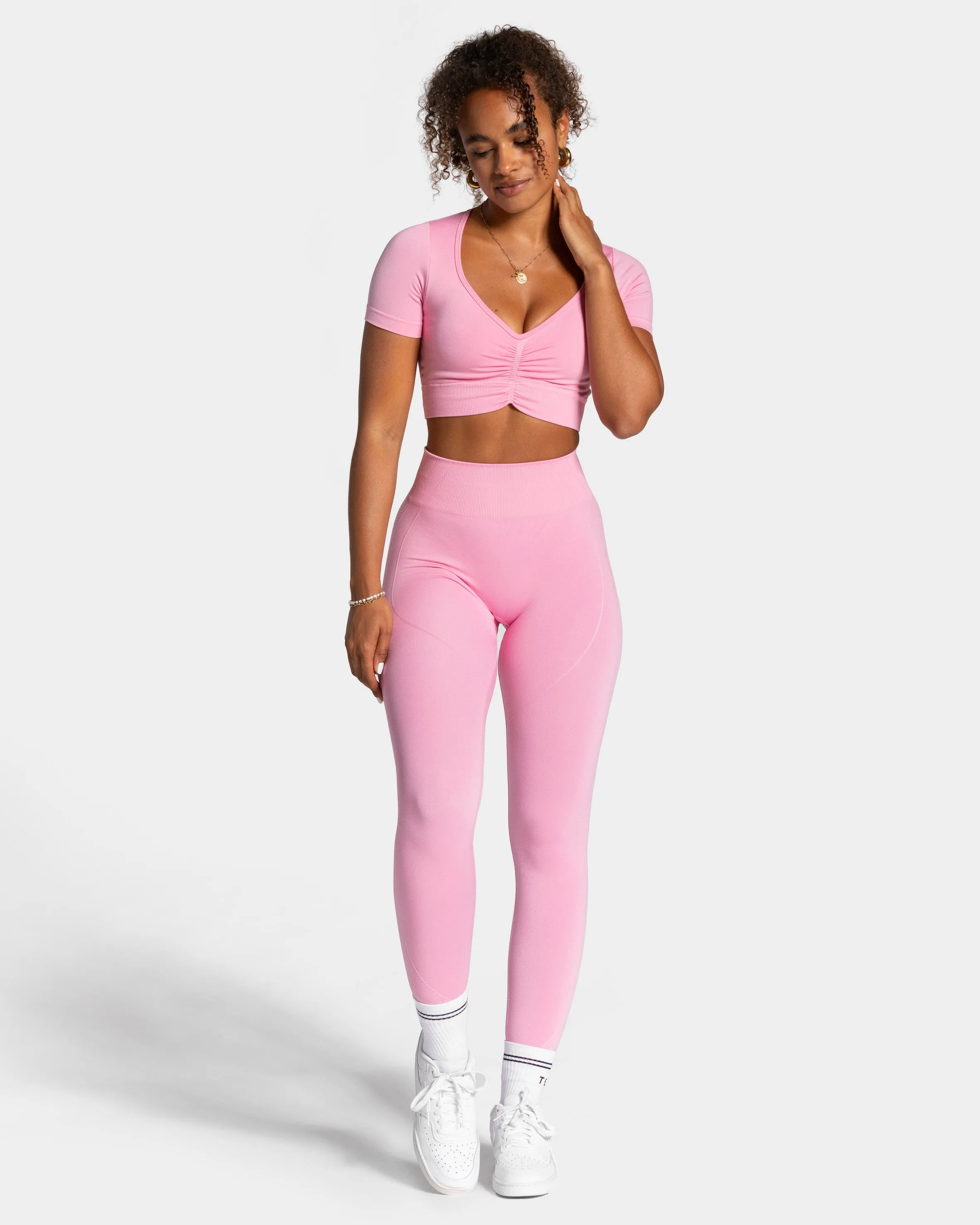 Focus Crop Top "Pink"