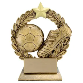 garland soccer resin trophy