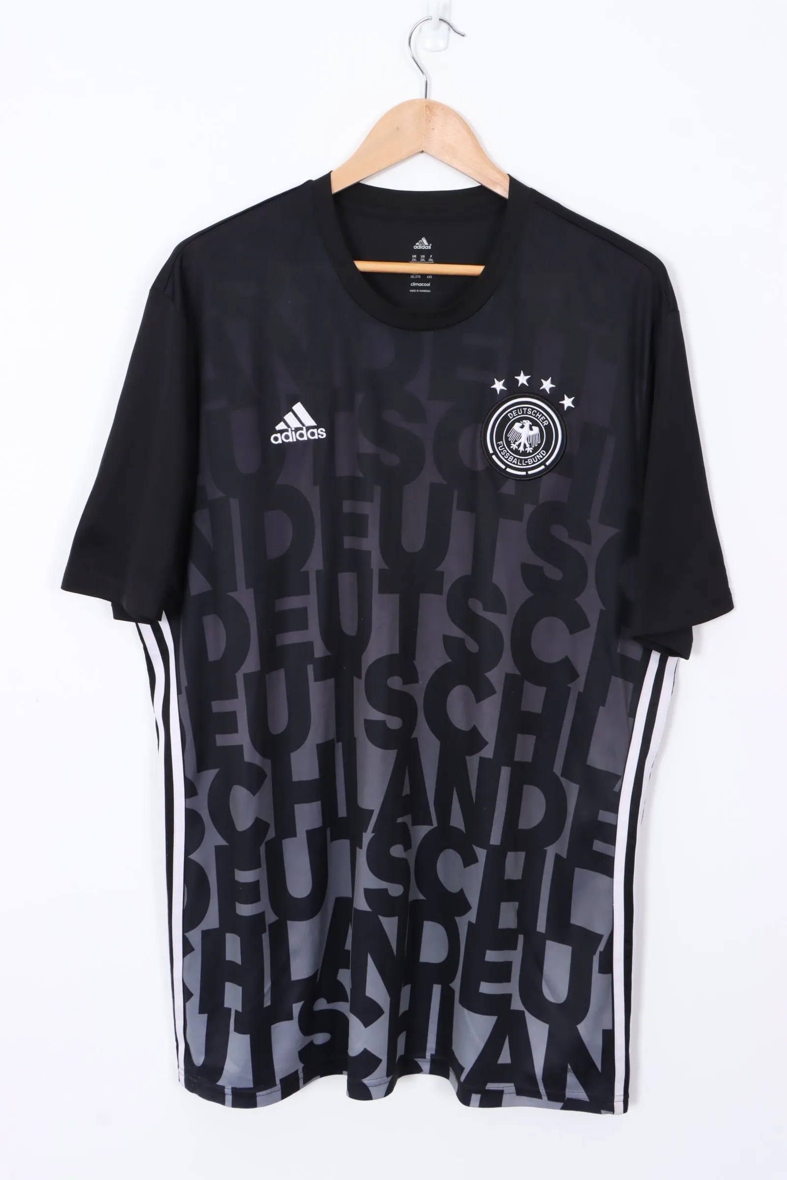 Germany 2015/2016 ADIDAS Soccer Training Shirt Jersey (2XL)