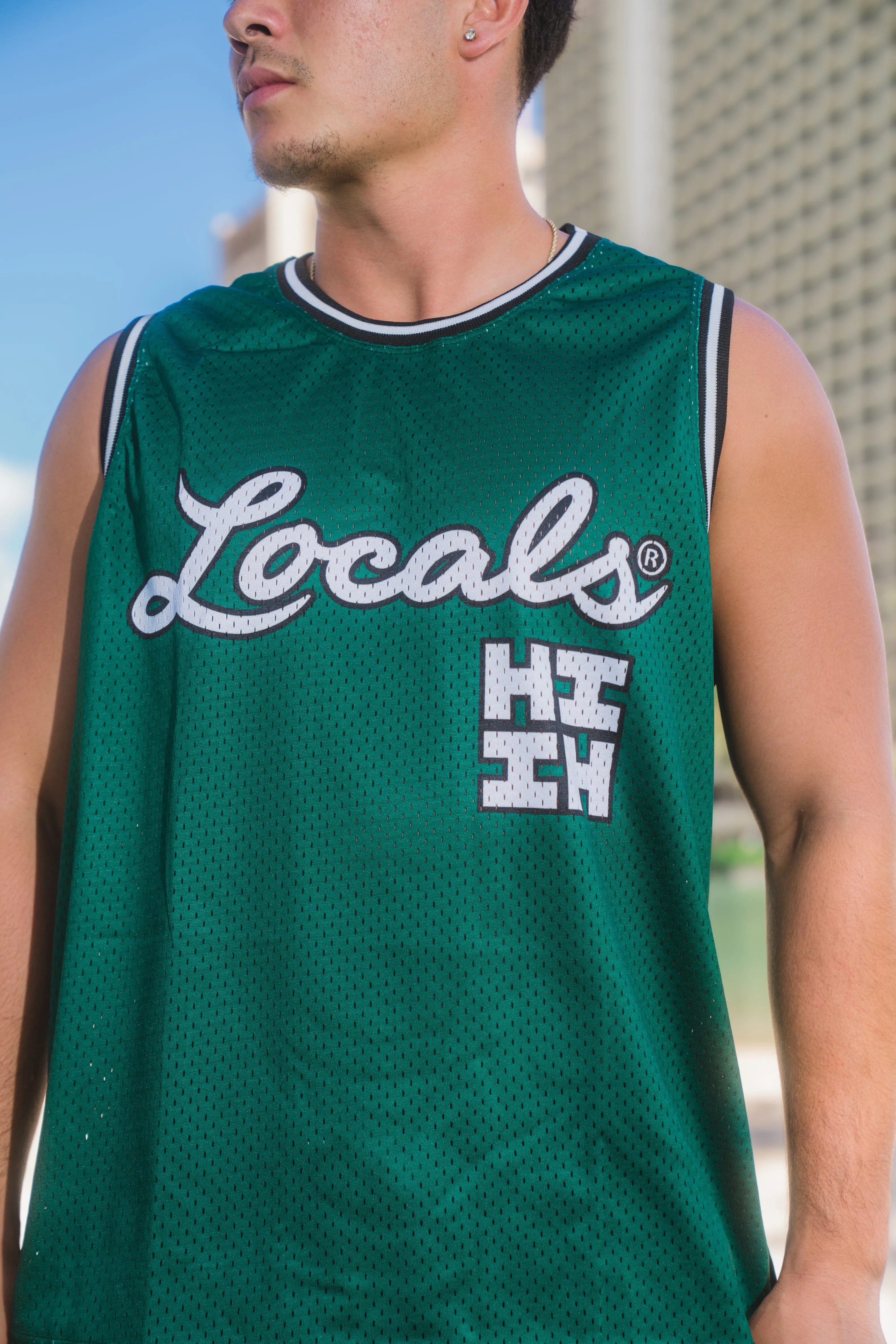 GREEN LOCALS BASKETBALL JERSEY COLLAB