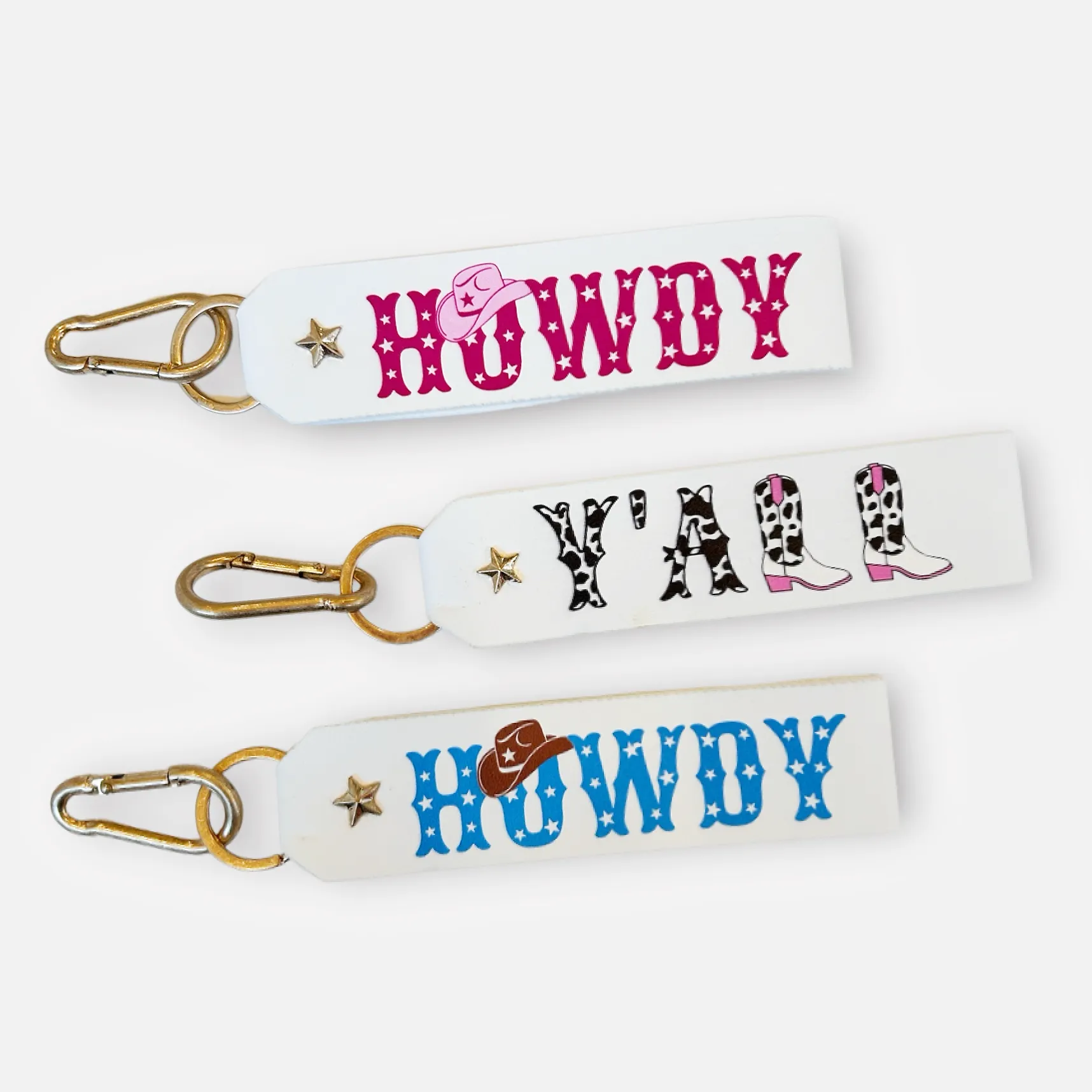 Howdy Clip Keychain