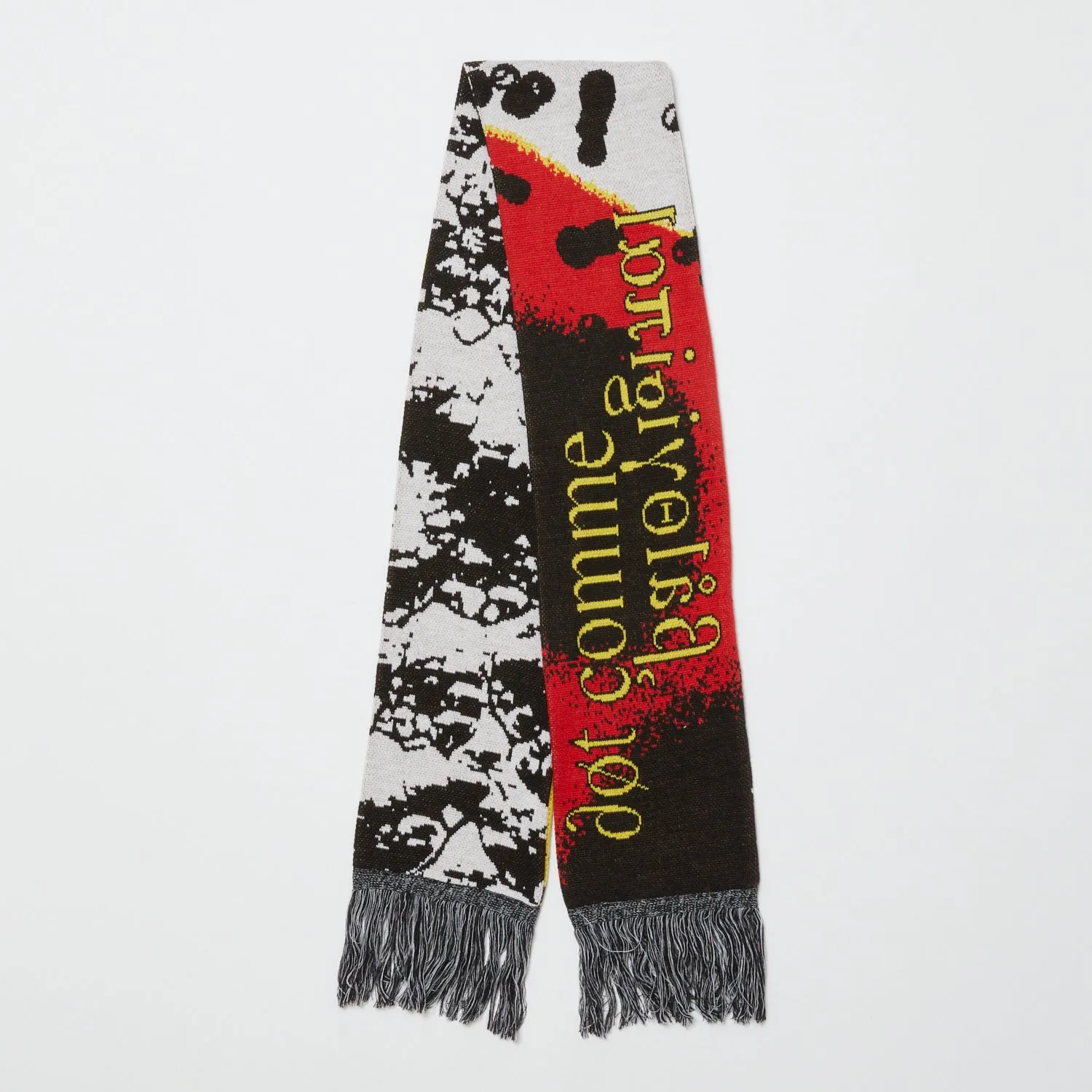 JACQUARD KNIT SOCCER SCARF