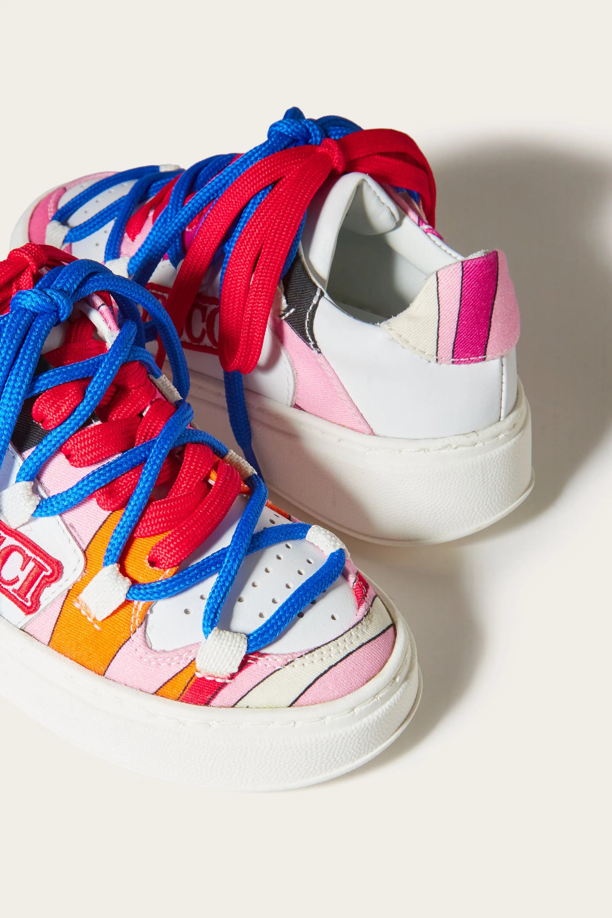 Marmo-Print Sneakers