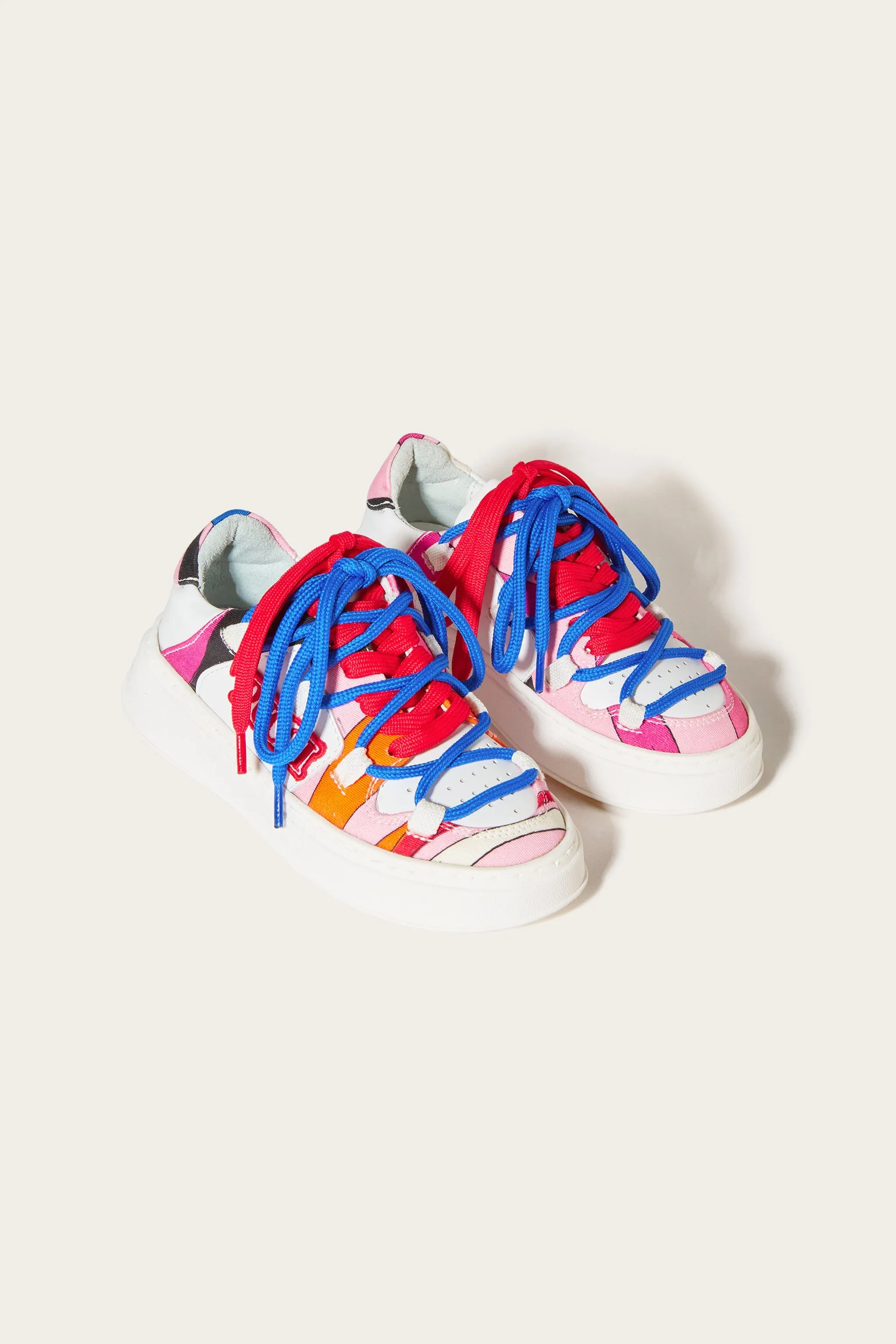 Marmo-Print Sneakers